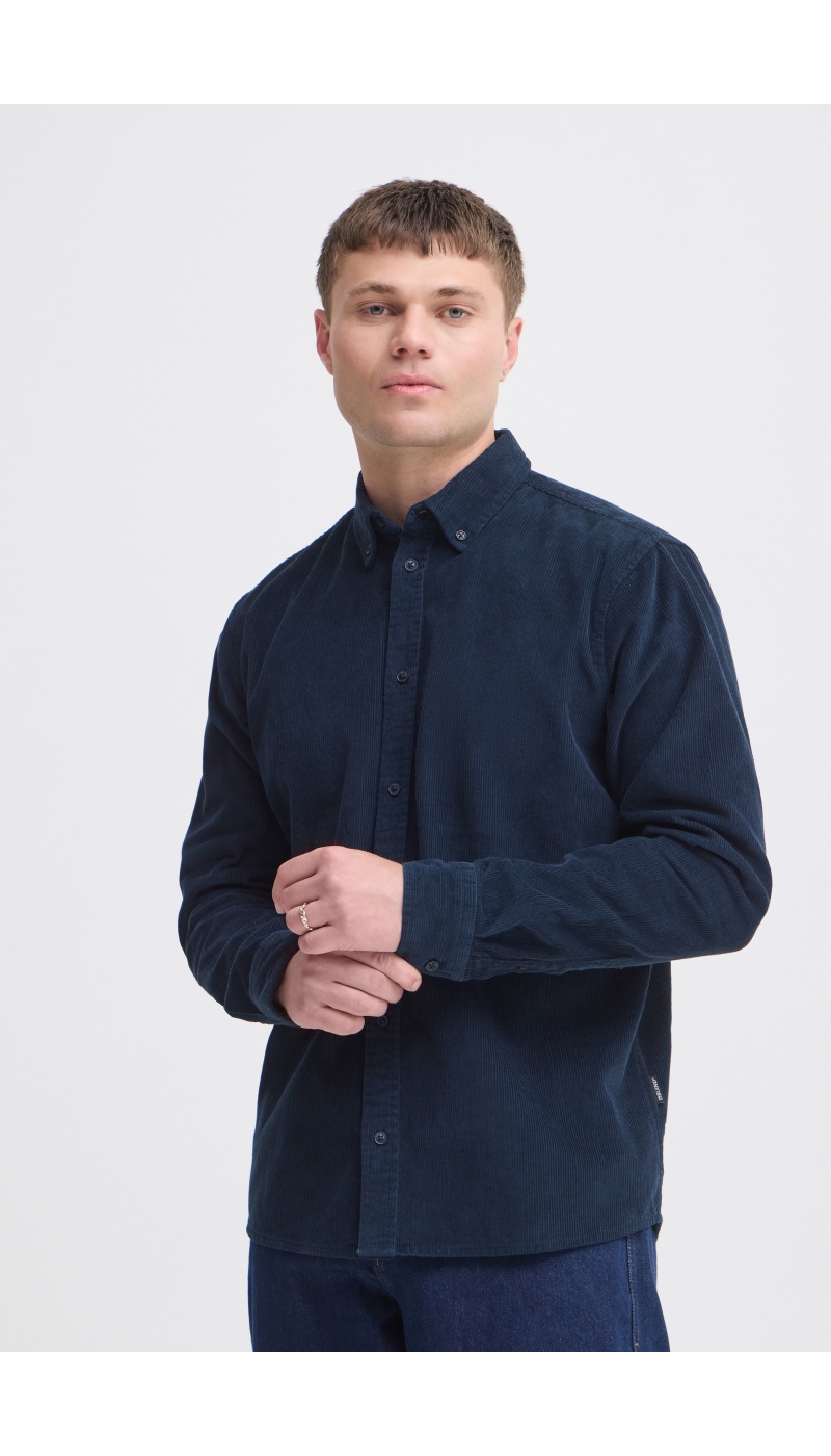 Chemise Côtelé Marine BHCOLIN BLEND - 2 | TOPS
